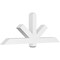 Ekena Millwork Kennewick Architectural Grade PVC Gable Bracket, 60"W x 22 1/2"H x 4"D x 4"F, 9/12 Pitch GBP060X23X0404KEN00 - alternate 1